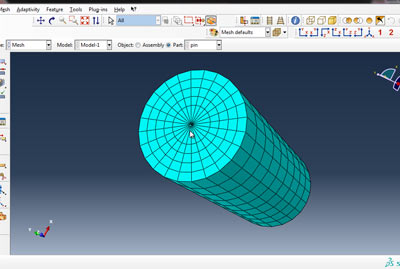 آموزش نحوه مش بندی صحیح در نرم افزار آباکوس abaqus